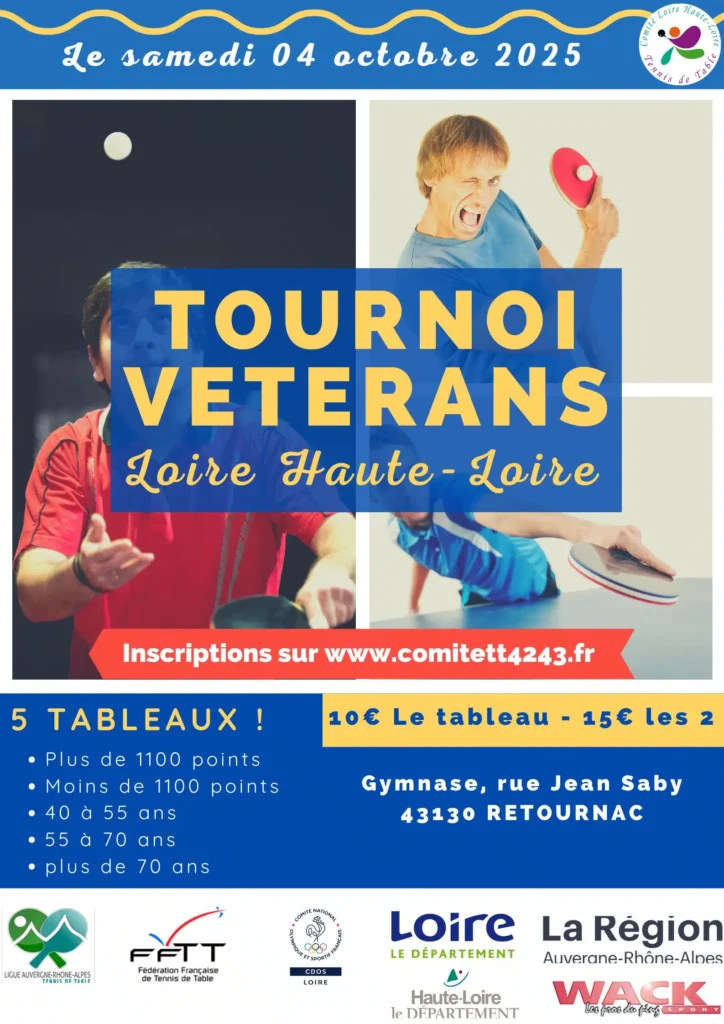 TOURNOI VETERAN 2025-2026