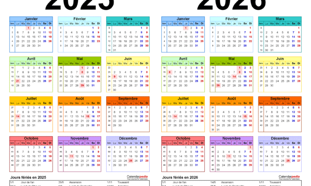 CALENDIER SAISON 2025-2026